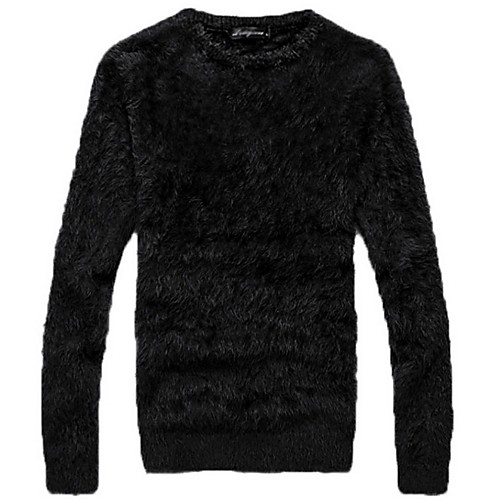 Men's Solid Colored Long Sleeve Pullover Sweater Jumper, Round Neck Black / Light gray / White US32 / UK32 / EU40 / US34 / UK34 / EU42
Men's Solid Colored Long Sleeve Pullover Sweater Jumper, Round Neck Black / Light gray / White US32 / UK32 / EU40 / US34 / UK34 / EU42