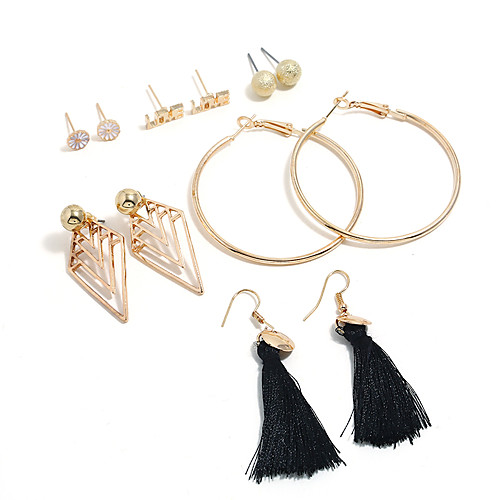 Women's Earrings Geometrical Imagine Stylish European Fashion Oversized Cool Earrings Jewelry Golden For Daily 1 Pair
Women's Earrings Geometrical Imagine Stylish European Fashion Oversized Cool Earrings Jewelry Golden For Daily 1 Pair