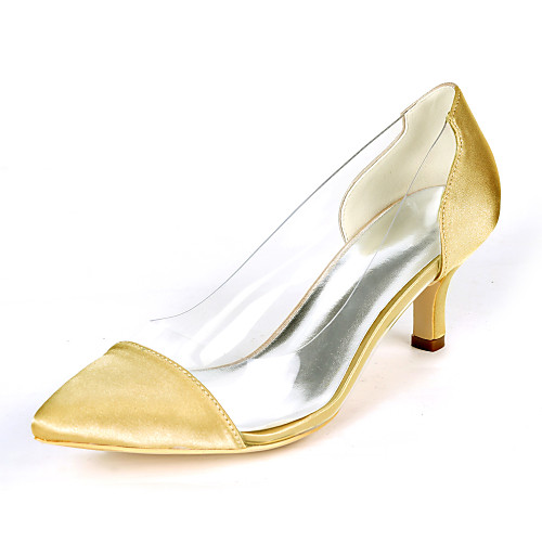 Women's Wedding Shoes Stiletto Heel Pointed Toe Satin Minimalism Fall / Spring & Summer Black / White / Purple / Party & Evening
Women's Wedding Shoes Stiletto Heel Pointed Toe Satin Minimalism Fall / Spring & Summer Black / White / Purple / Party & Evening