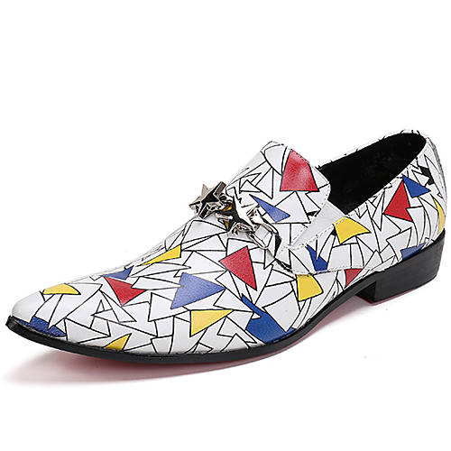 Men's Formal Shoes Nappa Leather Spring / Fall & Winter Casual / British Loafers & Slip-Ons Non-slipping White / Party & Evening
Men's Formal Shoes Nappa Leather Spring / Fall & Winter Casual / British Loafers & Slip-Ons Non-slipping White / Party & Evening