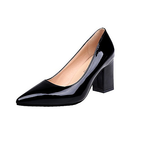 Women's Heels Chunky Heel Pointed Toe Rubber / PU Fall Black / White / Burgundy
Women's Heels Chunky Heel Pointed Toe Rubber / PU Fall Black / White / Burgundy