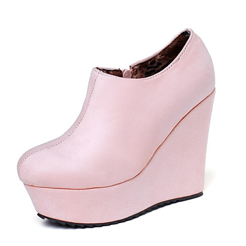 Women's Boots Wedge Heel Round Toe Suede Booties / Ankle Boots Sweet / Minimalism Fall & Winter Black / Pink / Beige
Women's Boots Wedge Heel Round Toe Suede Booties / Ankle Boots Sweet / Minimalism Fall & Winter Black / Pink / Beige