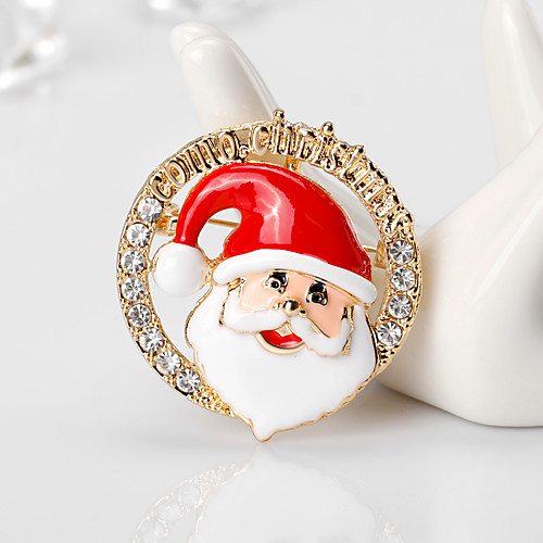 Women's Brooches 3D Santa Suits Fashion Gold Plated Brooch Jewelry Rainbow For Christmas Party Festival
Women's Brooches 3D Santa Suits Fashion Gold Plated Brooch Jewelry Rainbow For Christmas Party Festival