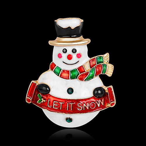 Women's Brooches 3D Precious Fashion Gold Plated Brooch Jewelry White For Christmas Party Festival
Women's Brooches 3D Precious Fashion Gold Plated Brooch Jewelry White For Christmas Party Festival