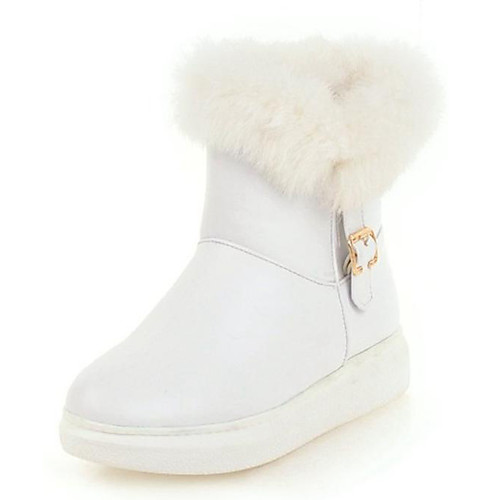 Women's Boots Flat Heel Round Toe PU Booties / Ankle Boots Casual / Sweet Winter Black / White / Pink
Women's Boots Flat Heel Round Toe PU Booties / Ankle Boots Casual / Sweet Winter Black / White / Pink