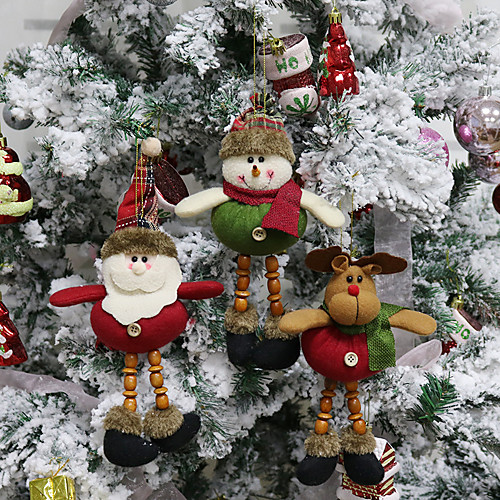 Christmas Decorations Old Man Snowman Elk Christmas Gift Small Pendant Plush Doll Christmas Tree Pendant Supplies 1PC
Christmas Decorations Old Man Snowman Elk Christmas Gift Small Pendant Plush Doll Christmas Tree Pendant Supplies 1PC