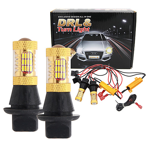 2pcs Car BAU15S ba15s p21w py21w w21w t20 7440 54SMD Auto Turning signal lamp LED Daytime Running Light Fog DRL Parking External Light 12V
2pcs Car BAU15S ba15s p21w py21w w21w t20 7440 54SMD Auto Turning signal lamp LED Daytime Running Light Fog DRL Parking External Light 12V