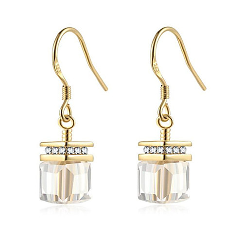 Women's Crystal Drop Earrings Geometrical Donuts Stylish Earrings Jewelry White / Green / Red For Daily Holiday 1 Pair
Women's Crystal Drop Earrings Geometrical Donuts Stylish Earrings Jewelry White / Green / Red For Daily Holiday 1 Pair