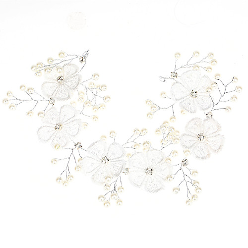 Alloy Headbands / Hair Accessory with Pearls / Crystal / Rhinestone / Flower 1 Piece Wedding Headpiece
Alloy Headbands / Hair Accessory with Pearls / Crystal / Rhinestone / Flower 1 Piece Wedding Headpiece