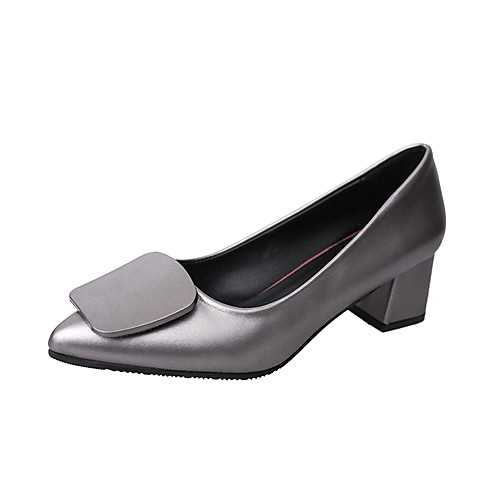 Women's Heels Chunky Heel Pointed Toe PU Casual Fall Black / Silver / Red / Party & Evening
Women's Heels Chunky Heel Pointed Toe PU Casual Fall Black / Silver / Red / Party & Evening