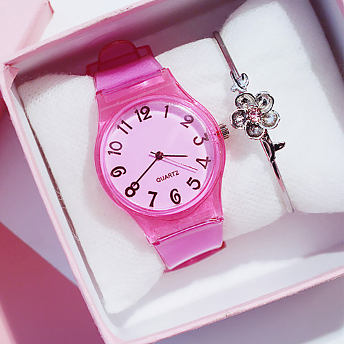 Women's Quartz Watches New Arrival Fashion Black White Blue Silicone Chinese Quartz Black White Purple Chronograph Cute Casual Watch 2pcs Analog One Year Battery Life
Women's Quartz Watches New Arrival Fashion Black White Blue Silicone Chinese Quartz Black White Purple Chronograph Cute Casual Watch 2pcs Analog One Year Battery Life