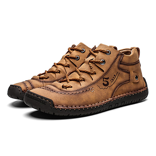 Men's Leather Shoes Faux Leather Spring / Fall & Winter Business / Casual Sneakers Walking Shoes Waterproof Black / Gold / Khaki
Men's Leather Shoes Faux Leather Spring / Fall & Winter Business / Casual Sneakers Walking Shoes Waterproof Black / Gold / Khaki