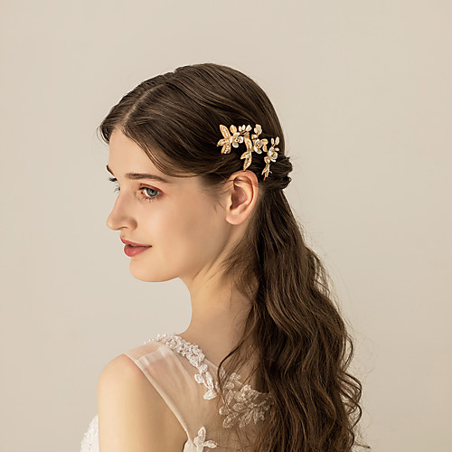 Alloy Headdress / Hair Stick with Crystal / Rhinestone / Metal 1pc Wedding / Party / Evening Headpiece
Alloy Headdress / Hair Stick with Crystal / Rhinestone / Metal 1pc Wedding / Party / Evening Headpiece