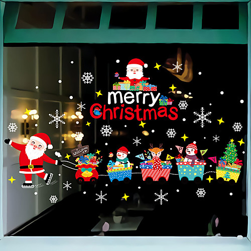 Window Film & Stickers Decoration Patterned / Christmas Holiday / Character PVC(PolyVinyl Chloride) Window Sticker / Door Sticker / Lovely
Window Film & Stickers Decoration Patterned / Christmas Holiday / Character PVC(PolyVinyl Chloride) Window Sticker / Door Sticker / Lovely