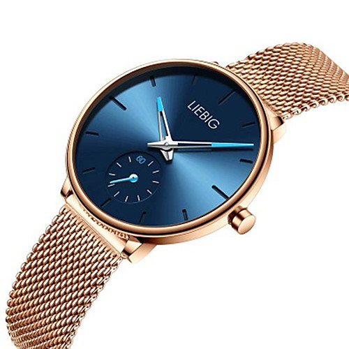 Women's Quartz Watches Casual Black Gold Stainless Steel Chinese Quartz Black Rose Gold Blue Water Resistant / Waterproof Shock Resistant Casual Watch 30 m 1 pc Analog
Women's Quartz Watches Casual Black Gold Stainless Steel Chinese Quartz Black Rose Gold Blue Water Resistant / Waterproof Shock Resistant Casual Watch 30 m 1 pc Analog