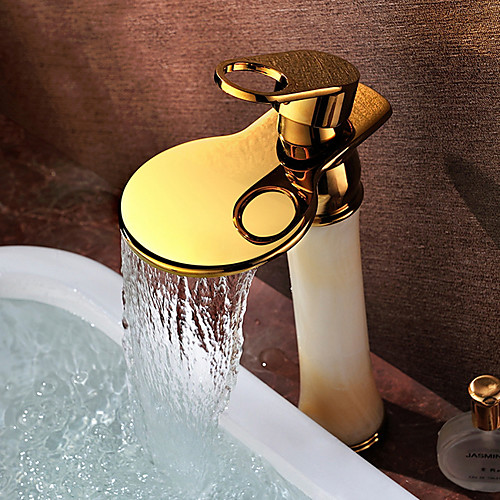 Bathroom Sink Faucet - Widespread Electroplated Free Standing Single Handle One HoleBath Taps
Bathroom Sink Faucet - Widespread Electroplated Free Standing Single Handle One HoleBath Taps