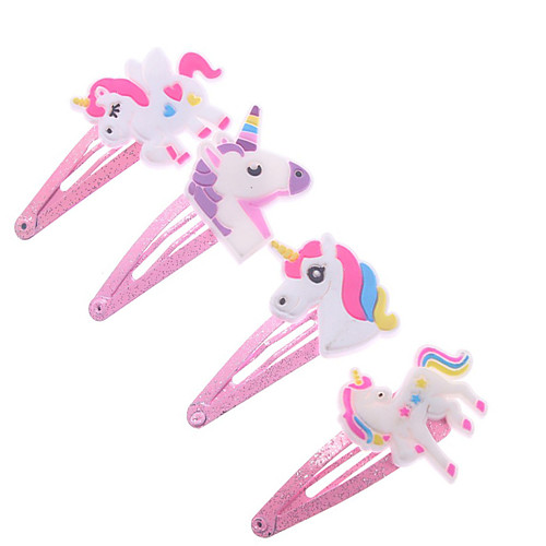 4Pcs Cartoon Glitter Unicorn Hair Clips Hairpins Cute Animal Plastic Hairclips Clips For Kids Girl Hearwear Hair Accessories
4Pcs Cartoon Glitter Unicorn Hair Clips Hairpins Cute Animal Plastic Hairclips Clips For Kids Girl Hearwear Hair Accessories