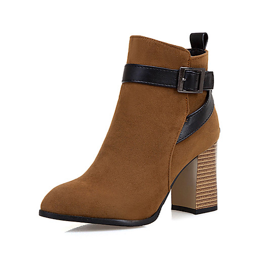Women's Boots Chunky Heel Round Toe PU Booties / Ankle Boots Casual / British Fall & Winter Black / Brown / Gray / Party & Evening
Women's Boots Chunky Heel Round Toe PU Booties / Ankle Boots Casual / British Fall & Winter Black / Brown / Gray / Party & Evening
