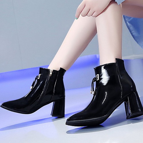Women's Boots Chunky Heel Pointed Toe PU Booties / Ankle Boots Fall & Winter Black / Light Green / Beige
Women's Boots Chunky Heel Pointed Toe PU Booties / Ankle Boots Fall & Winter Black / Light Green / Beige
