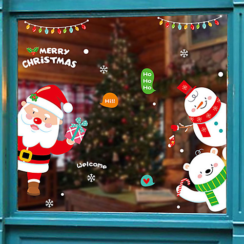 Window Film & Stickers Decoration Patterned / Christmas Geometric / Character PVC(PolyVinyl Chloride) Window Sticker / Door Sticker
Window Film & Stickers Decoration Patterned / Christmas Geometric / Character PVC(PolyVinyl Chloride) Window Sticker / Door Sticker