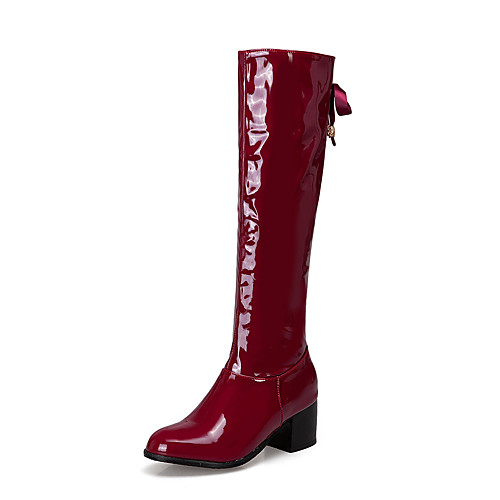 Women's Boots Knee High Boots Chunky Heel Round Toe PU Knee High Boots Casual / British Fall & Winter Black / Wine / White / Party & Evening
Women's Boots Knee High Boots Chunky Heel Round Toe PU Knee High Boots Casual / British Fall & Winter Black / Wine / White / Party & Evening