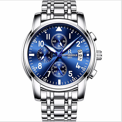 Men's Steel Band Watches Quartz Stainless Steel Calendar / date / day Noctilucent Day Date Analog Fashion
Men's Steel Band Watches Quartz Stainless Steel Calendar / date / day Noctilucent Day Date Analog Fashion