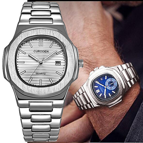 Men's Steel Band Watches Japanese Quartz Stainless Steel Black / White / Silver 30 m Water Resistant / Waterproof Creative Casual Watch Analog Classic New Arrival - Black Black / Blue Rose Gold Two
Men's Steel Band Watches Japanese Quartz Stainless Steel Black / White / Silver 30 m Water Resistant / Waterproof Creative Casual Watch Analog Classic New Arrival - Black Black / Blue Rose Gold Two