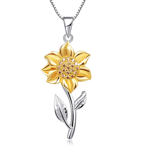 Women's Pendant Necklace Geometrical Flower Fashion Silver Plated Rose Gold Gold 50 cm Necklace Jewelry 1pc For Gift Daily
Women's Pendant Necklace Geometrical Flower Fashion Silver Plated Rose Gold Gold 50 cm Necklace Jewelry 1pc For Gift Daily