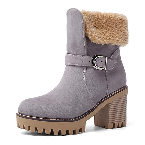 Women's Boots Snow Boots Chunky Heel Round Toe Synthetics Mid-Calf Boots Casual / Minimalism Winter Black / Almond / Green
Women's Boots Snow Boots Chunky Heel Round Toe Synthetics Mid-Calf Boots Casual / Minimalism Winter Black / Almond / Green