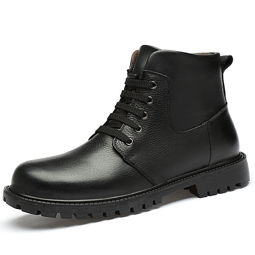 Men's Leather Shoes Cowhide Winter / Fall & Winter Business / Casual Boots Walking Shoes Non-slipping Black
Men's Leather Shoes Cowhide Winter / Fall & Winter Business / Casual Boots Walking Shoes Non-slipping Black
