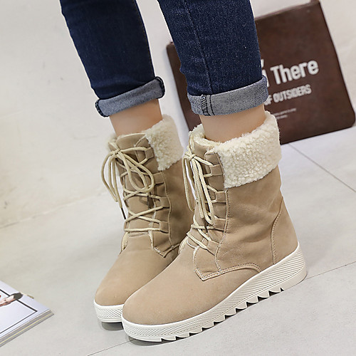 Women's Boots Wedge Heel Round Toe Canvas / Nappa Leather Booties / Ankle Boots Casual / Chinoiserie Fall & Winter Black / Khaki
Women's Boots Wedge Heel Round Toe Canvas / Nappa Leather Booties / Ankle Boots Casual / Chinoiserie Fall & Winter Black / Khaki