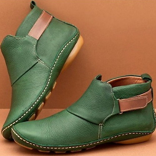Women's Boots Flat Heel Round Toe PU Booties / Ankle Boots Fall & Winter Brown / Green / Red
Women's Boots Flat Heel Round Toe PU Booties / Ankle Boots Fall & Winter Brown / Green / Red
