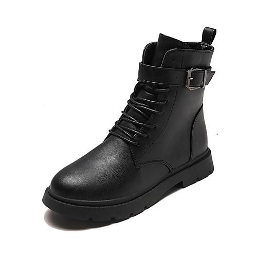 Women's Boots Low Heel Round Toe Buckle PU Booties / Ankle Boots Business / Casual Fall & Winter Black
Women's Boots Low Heel Round Toe Buckle PU Booties / Ankle Boots Business / Casual Fall & Winter Black