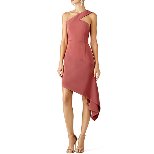 Sheath / Column One Shoulder Asymmetrical Chiffon Cocktail Party Dress with Pleats by LAN TING Express
Sheath / Column One Shoulder Asymmetrical Chiffon Cocktail Party Dress with Pleats by LAN TING Express