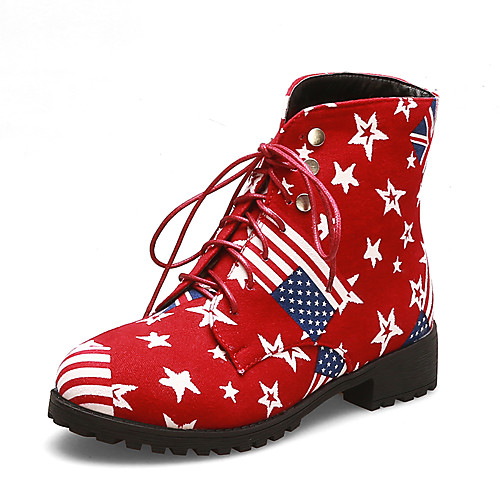 Women's Boots Low Heel Round Toe PU Booties / Ankle Boots British / Preppy Fall & Winter Black / Red / Blue
Women's Boots Low Heel Round Toe PU Booties / Ankle Boots British / Preppy Fall & Winter Black / Red / Blue