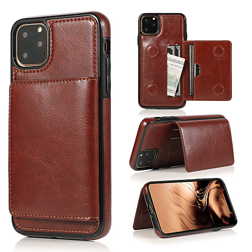 Case For Apple iPhone 11 / iPhone 11 Pro / iPhone 11 Pro Max Card Holder / Flip Full Body Cases Solid Colored PU Leather / TPU
Case For Apple iPhone 11 / iPhone 11 Pro / iPhone 11 Pro Max Card Holder / Flip Full Body Cases Solid Colored PU Leather / TPU