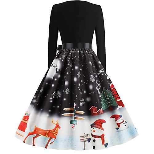 Women's Christmas Party New Year Vintage Slim Swing Dress - Floral Patchwork Black S M L XL
Women's Christmas Party New Year Vintage Slim Swing Dress - Floral Patchwork Black S M L XL