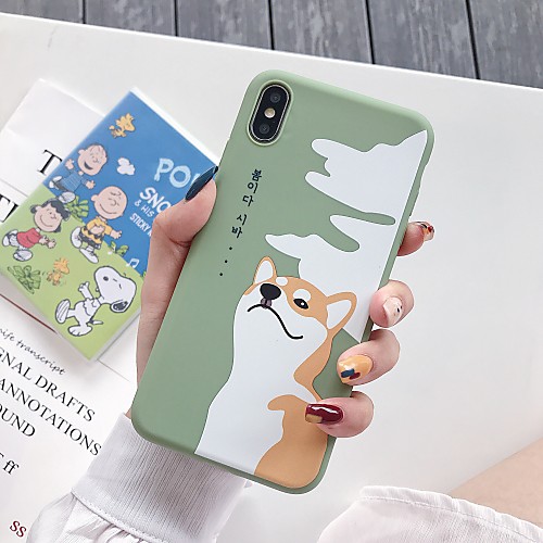 Case For Apple iPhone XS / iPhone XR / iPhone XS Max Shockproof / Ultra-thin / Pattern Back Cover Dog / Word / Phrase / Animal TPU
Case For Apple iPhone XS / iPhone XR / iPhone XS Max Shockproof / Ultra-thin / Pattern Back Cover Dog / Word / Phrase / Animal TPU