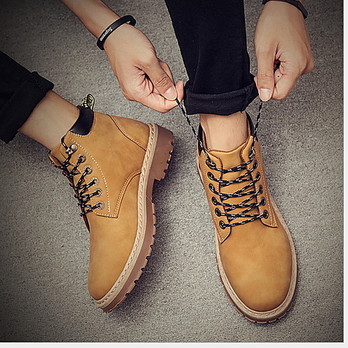 Men's Comfort Shoes Cowhide Winter Boots Mid-Calf Boots Black / Brown / Yellow
Men's Comfort Shoes Cowhide Winter Boots Mid-Calf Boots Black / Brown / Yellow
