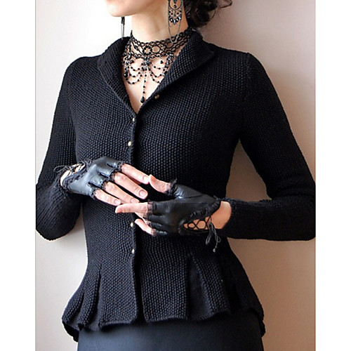 Women's Floral / Solid Colored Long Sleeve Slim Cardigan Sweater Jumper, V Neck Black / Wine / Purple S / M / L
Women's Floral / Solid Colored Long Sleeve Slim Cardigan Sweater Jumper, V Neck Black / Wine / Purple S / M / L