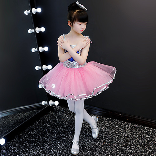 Kids' Dancewear Dresses Girls' Training / Performance Chiffon / Tulle Paillette Sleeveless Dropped Dress
Kids' Dancewear Dresses Girls' Training / Performance Chiffon / Tulle Paillette Sleeveless Dropped Dress