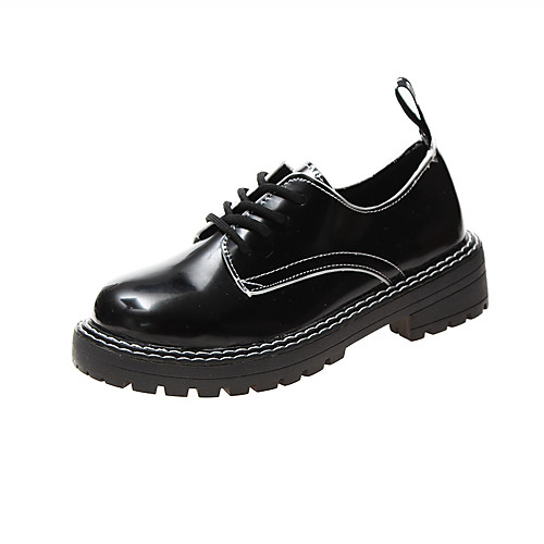 Women's Oxfords Low Heel Round Toe Stitching Lace PU Vintage / Casual Spring & Fall Black
Women's Oxfords Low Heel Round Toe Stitching Lace PU Vintage / Casual Spring & Fall Black