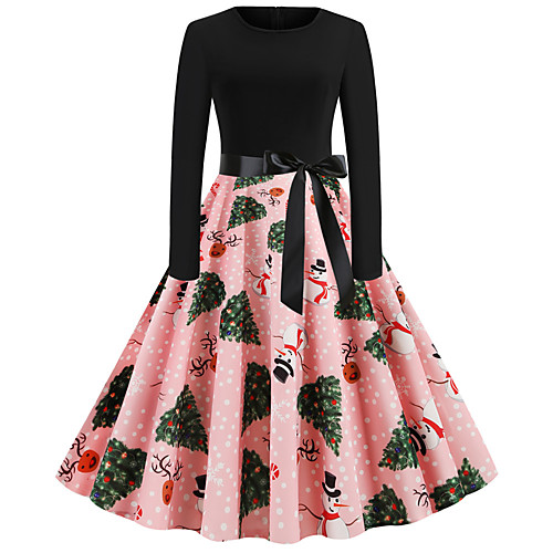 Women's Christmas Party Daily Wear Basic A Line Dress - Solid Colored Blushing Pink S M L XL
Women's Christmas Party Daily Wear Basic A Line Dress - Solid Colored Blushing Pink S M L XL
