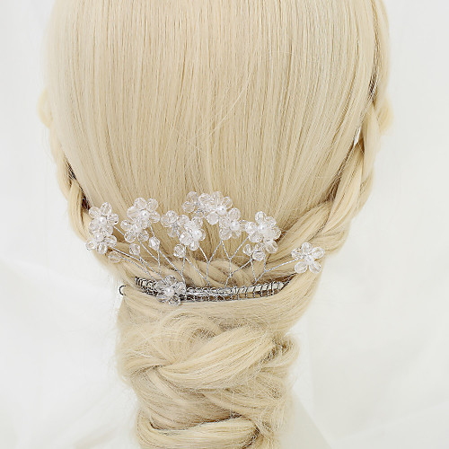 Crystal / Imitation Pearl Hair Combs with Crystal / Imitation Pearl 1 Piece Wedding Headpiece
Crystal / Imitation Pearl Hair Combs with Crystal / Imitation Pearl 1 Piece Wedding Headpiece