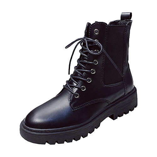 Women's Boots Low Heel Round Toe PU Booties / Ankle Boots Spring & Fall / Fall & Winter Black
Women's Boots Low Heel Round Toe PU Booties / Ankle Boots Spring & Fall / Fall & Winter Black