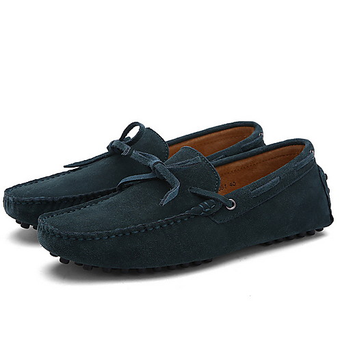 Men's Moccasin Cowhide Spring Casual Loafers & Slip-Ons Wine / Orange / Black / Dark Green
Men's Moccasin Cowhide Spring Casual Loafers & Slip-Ons Wine / Orange / Black / Dark Green