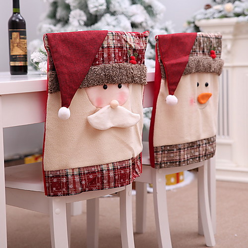 3D Christmas Chair Cover Dining Chair Cover Snowman Santa Claus Hat Slipcovers Decoration
3D Christmas Chair Cover Dining Chair Cover Snowman Santa Claus Hat Slipcovers Decoration