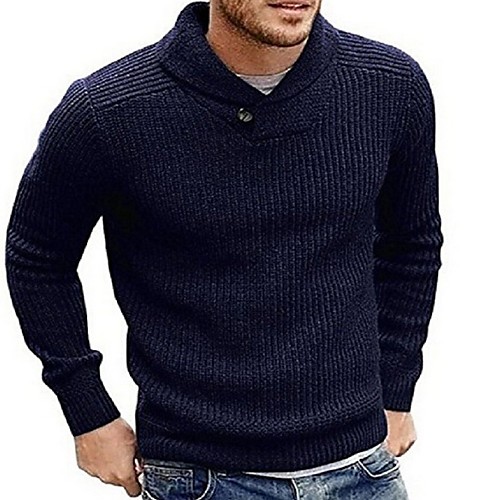 Men's Solid Colored Long Sleeve Pullover Sweater Jumper, Turndown Black / Wine / White US32 / UK32 / EU40 / US34 / UK34 / EU42 / US36 / UK36 / EU44
Men's Solid Colored Long Sleeve Pullover Sweater Jumper, Turndown Black / Wine / White US32 / UK32 / EU40 / US34 / UK34 / EU42 / US36 / UK36 / EU44