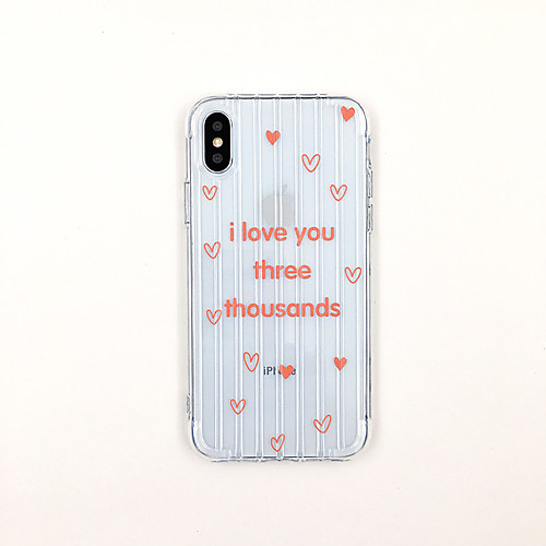 Case For Apple iPhone XS / iPhone XR / iPhone XS Max Ultra-thin / Transparent / Pattern Back Cover Word / Phrase / Transparent TPU
Case For Apple iPhone XS / iPhone XR / iPhone XS Max Ultra-thin / Transparent / Pattern Back Cover Word / Phrase / Transparent TPU