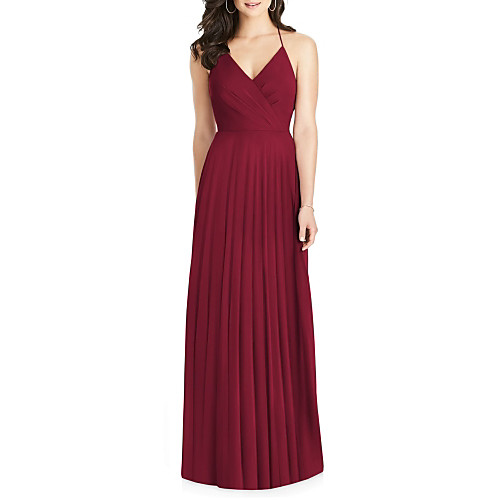 A-Line Spaghetti Strap Floor Length Chiffon Formal Evening Dress with Ruffles by LAN TING Express
A-Line Spaghetti Strap Floor Length Chiffon Formal Evening Dress with Ruffles by LAN TING Express